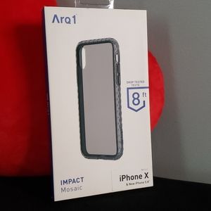 ArQ1 iPhone X 5.8" smoke clear phone case